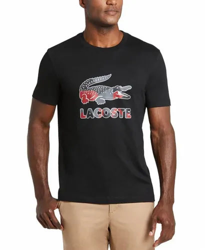 Áo Phông Lacoste Short Sleeve Mens T-Shirts - Macy's Màu Đen